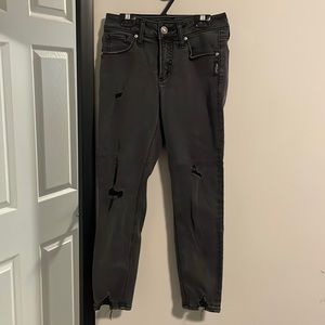 Silver Black Jeans skinny Crop W26/L25